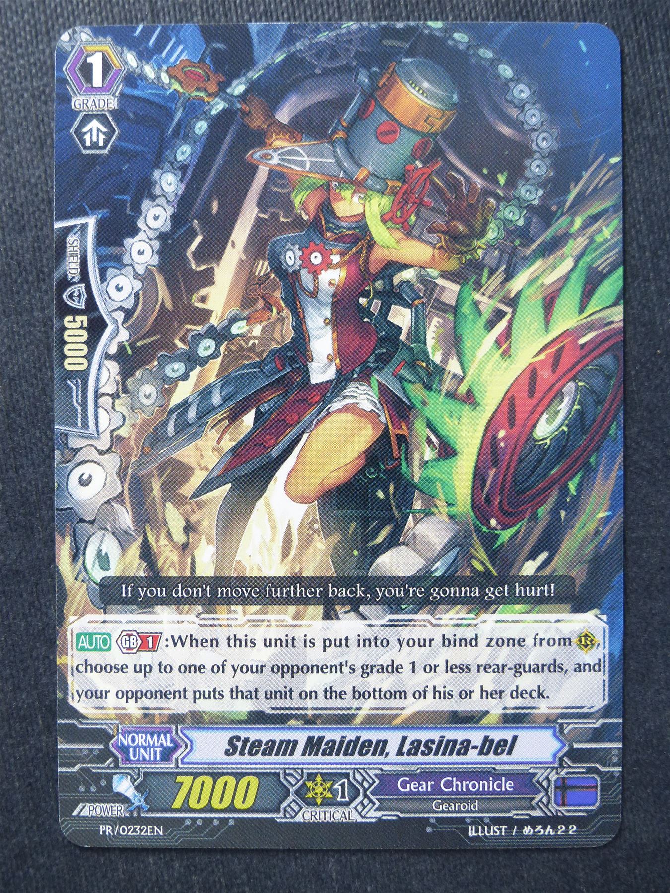 Steam Maiden Lasina-Bel Promo - Vanguard Cards #NB