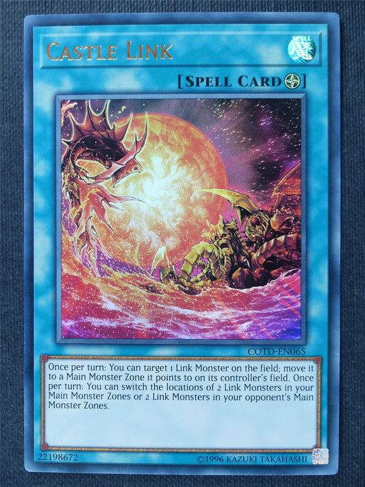 Castle Link COTD Ultra Rare - 1st ed - Yugioh Cards #2MM