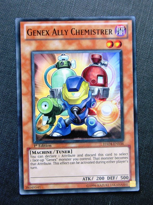 Genex Ally Chemistrer HA04 Super Rare - 1st ed - Yugioh Cards #1KG