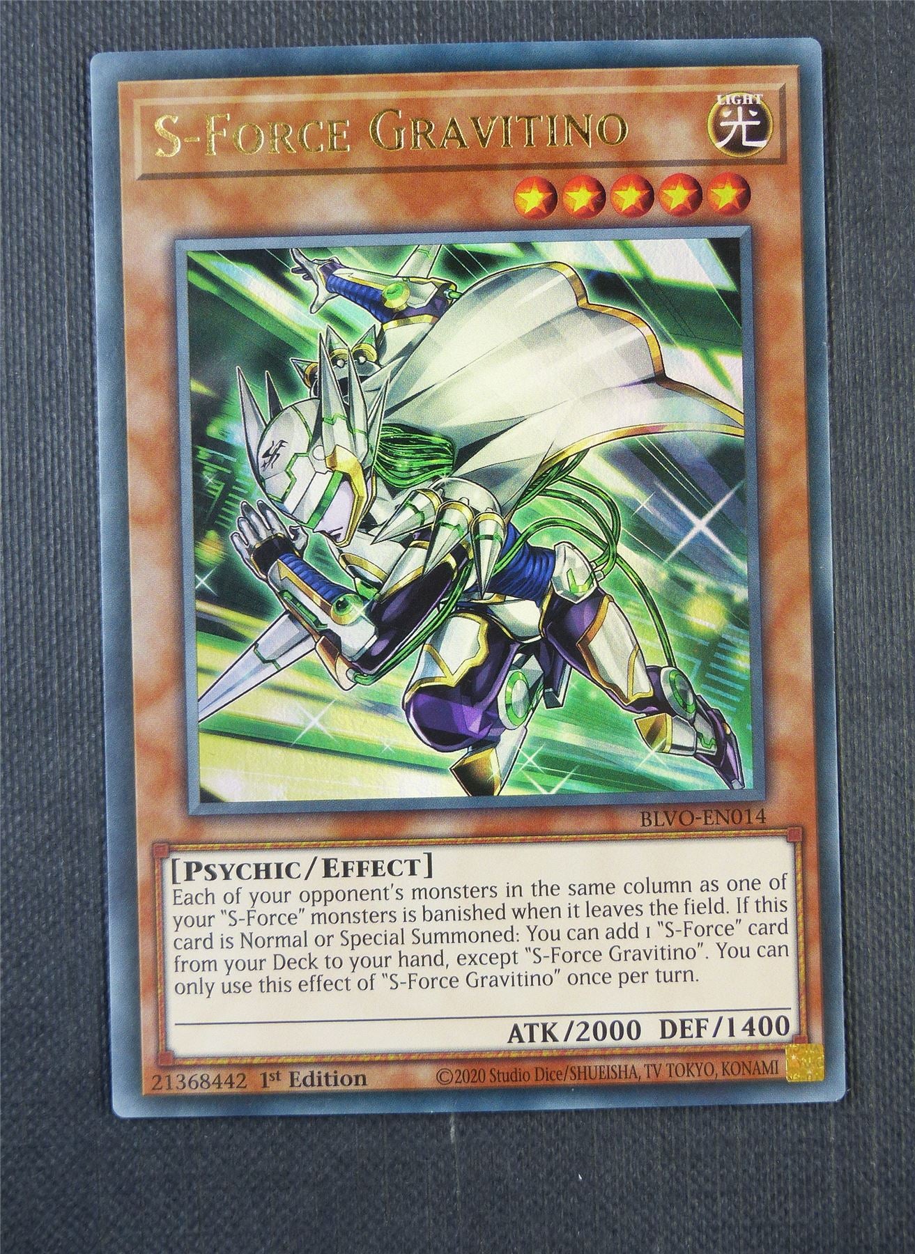 S Force Gravitino BLVO - Ultra Rare - Yugioh Card #7D7