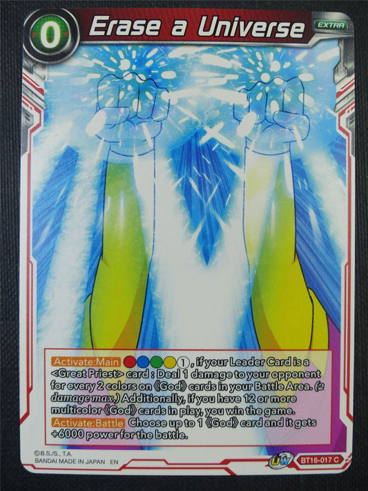 Erase a Universe - Dragon Ball Super Card #80V