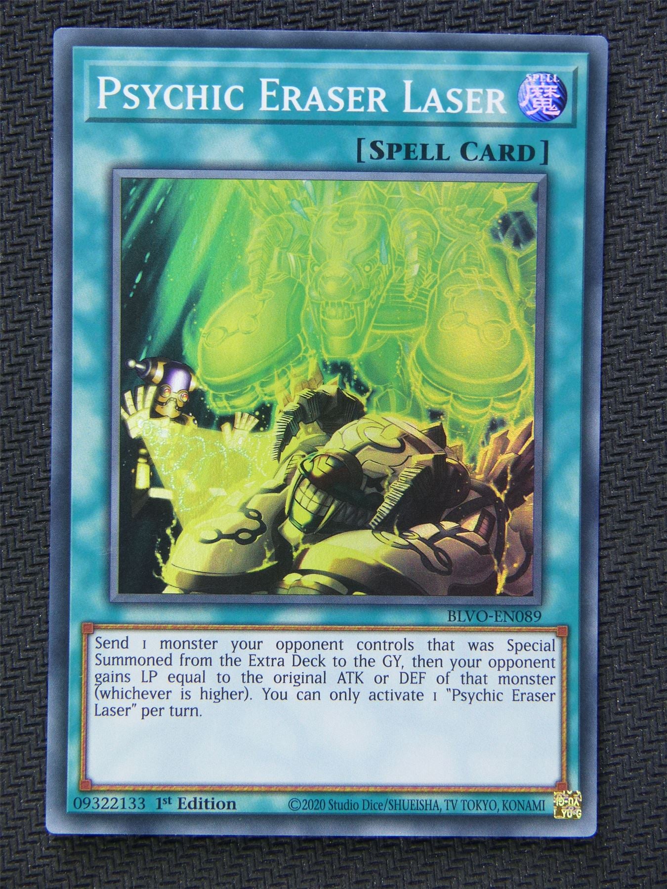 Psychic Eraser Laser BLVO - Super Rare - Yugioh Card #5WB