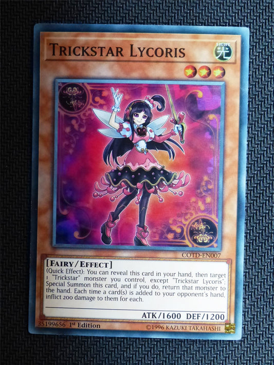 Trickstar Lycoris - COTD - Super Rare - Yugioh Card # 1H21