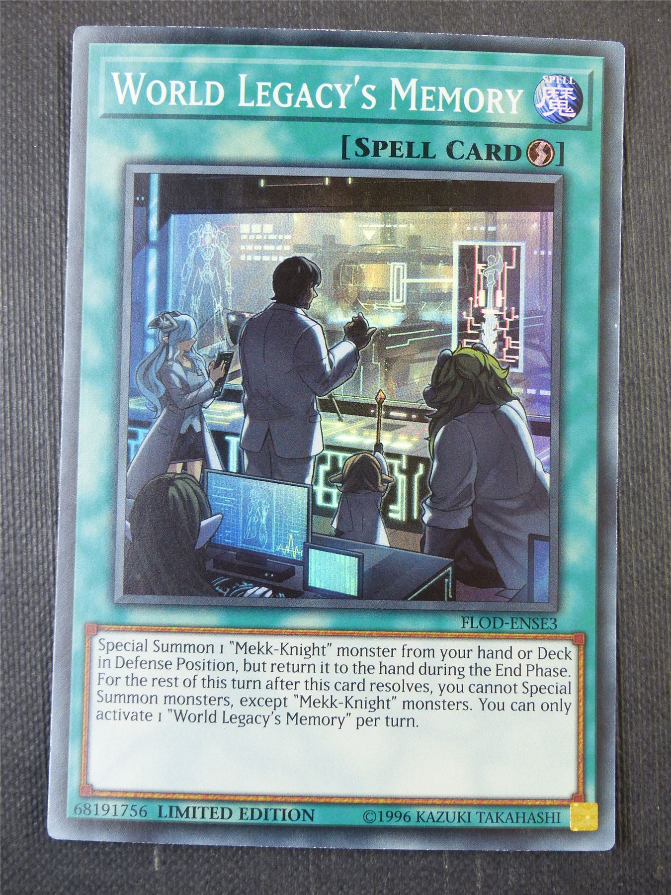 World Legacy's Memory FLOD Super Rare - lim ed Yugioh Card #9E7