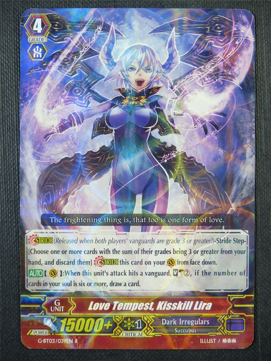 Love Tempest Kisskill Lira G-BT03 R - Vanguard Card #7YT