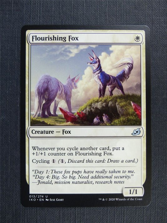 Flourishing Fox - IKO Mtg Card