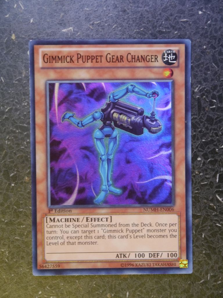 Yugioh Cards: GIMMIK PUPPET  GEAR CHANGER NUMH   SUPER RARE # 2G89