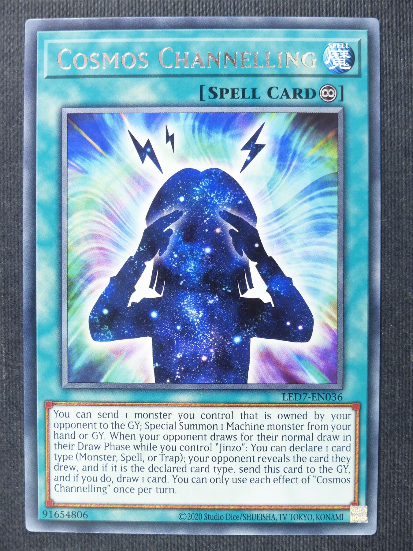 Cosmos Channelling LED7 Rare - 1st ed Yugioh Cards #36L