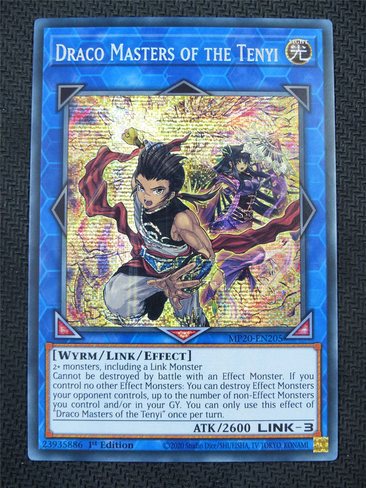 Draco Masters of the Tenyi MP20 Secret Rare - 1st ed Yugioh Card #5O8