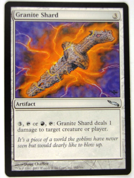 MTG Magic: the Gathering Cards: GRANITE SHARD: MRD