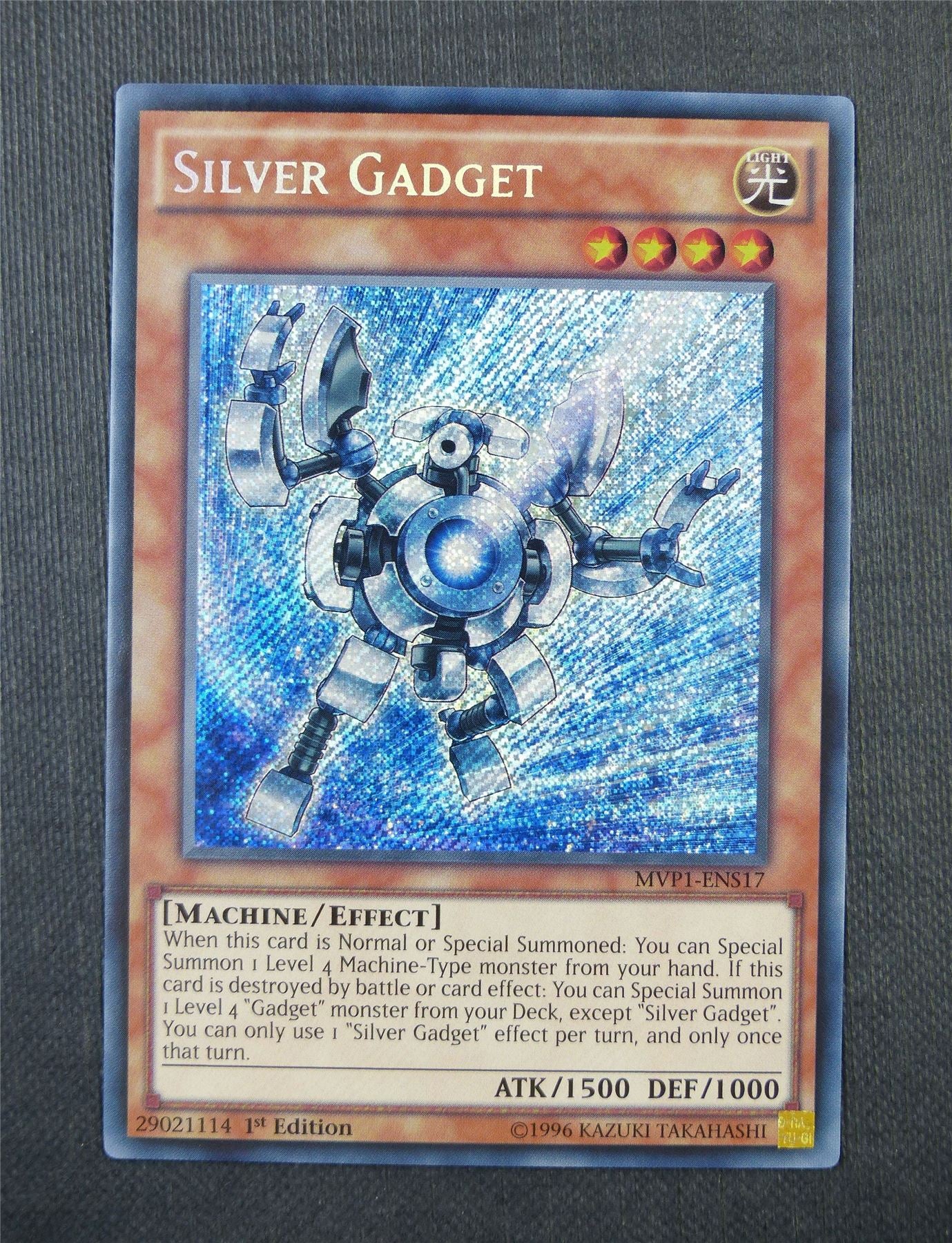 Silver Gadget MVP1 Secret Rare 1st Ed - Yugioh Card #577