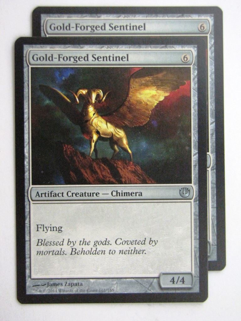 MTG Magic Cards: GOLD-FORGED SENTINEL x2 Born of the Gods # 24E35