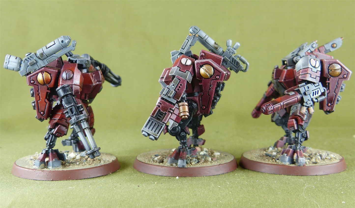 XV8 Crisis Battlesuit Team - Tau Empire - Wahammer 40K #TB