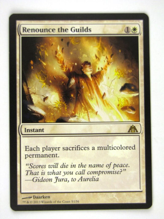 MTG played Cards: RENOUNCE THE GUILDS # 13D39