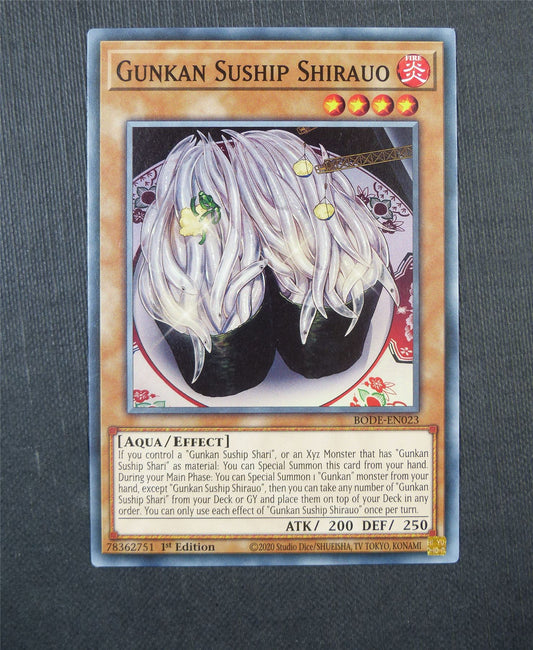 Gunkan Suship Shirauo BODE 1st Ed - Yugioh Card #5G8