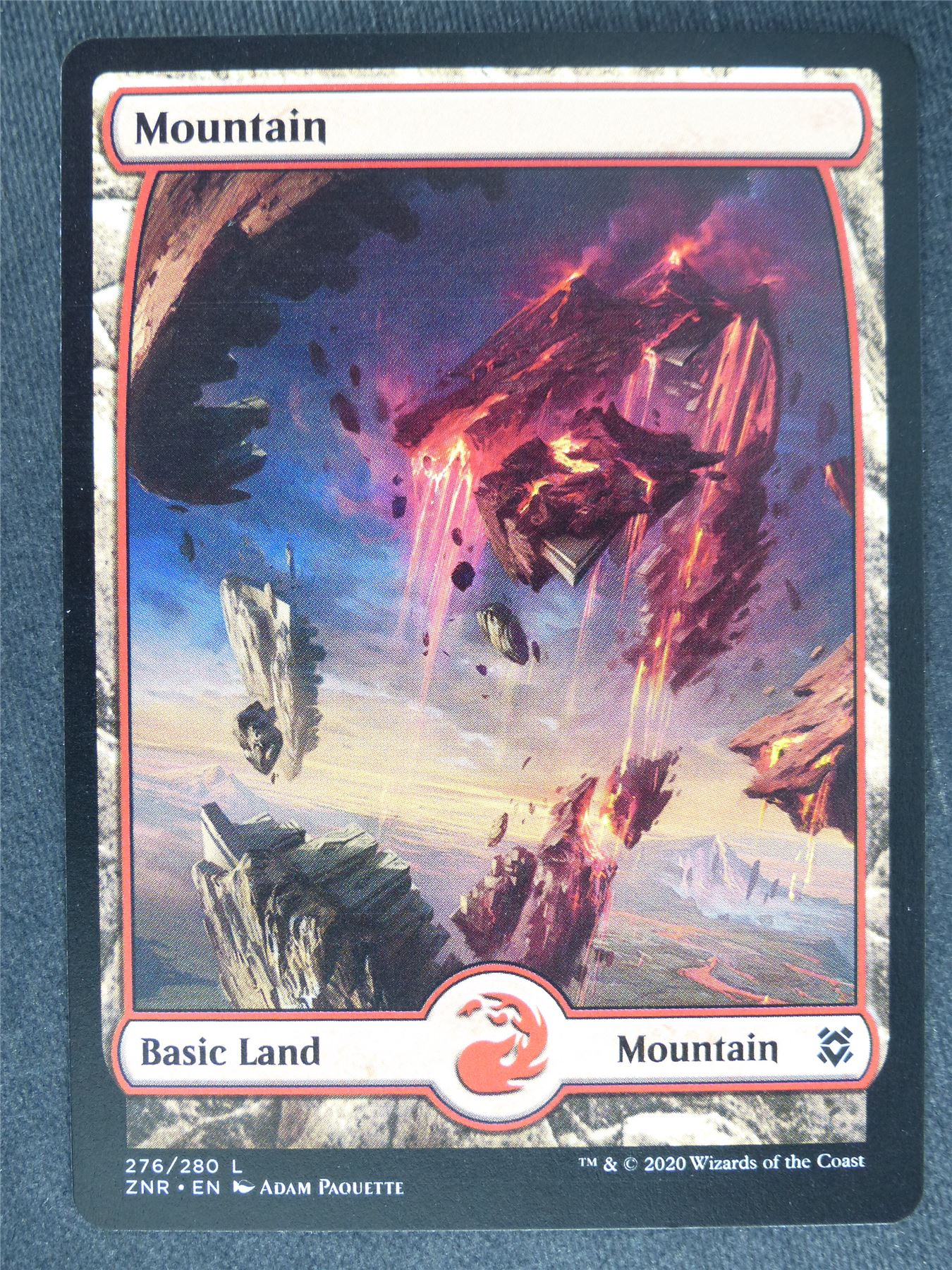 Mountain Full Art 276/280 - Mtg Magic Cards #28