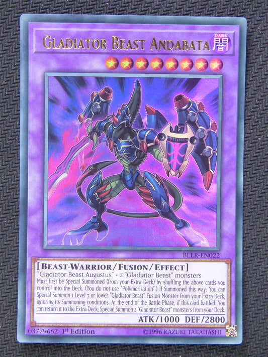 Gladiator Beast Andabata BLLR - Ultra Rare - Yugioh Card #63H