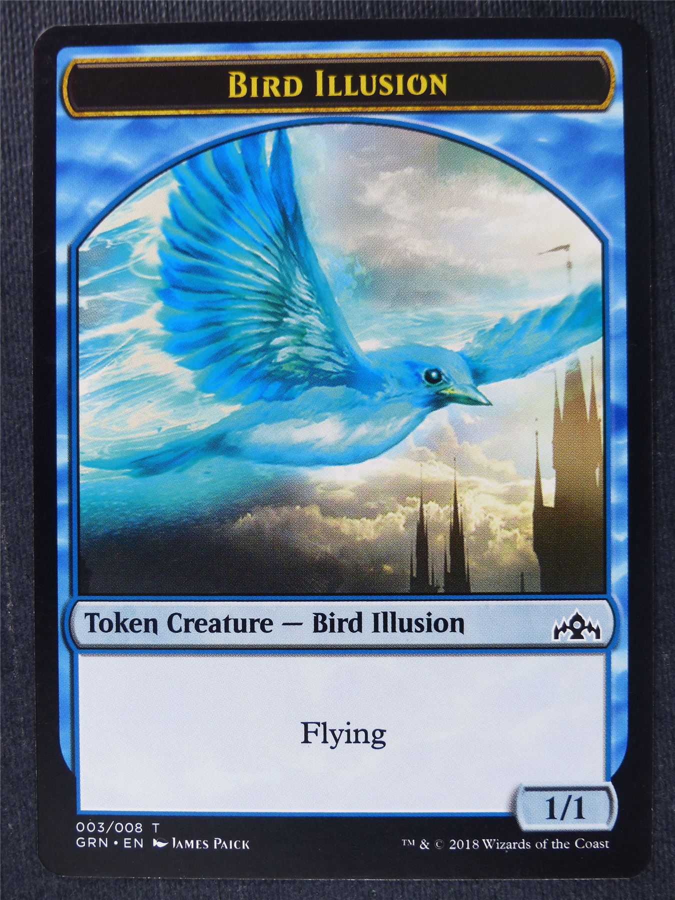 Bird Illusion Token - Mtg Magic Cards #1QI