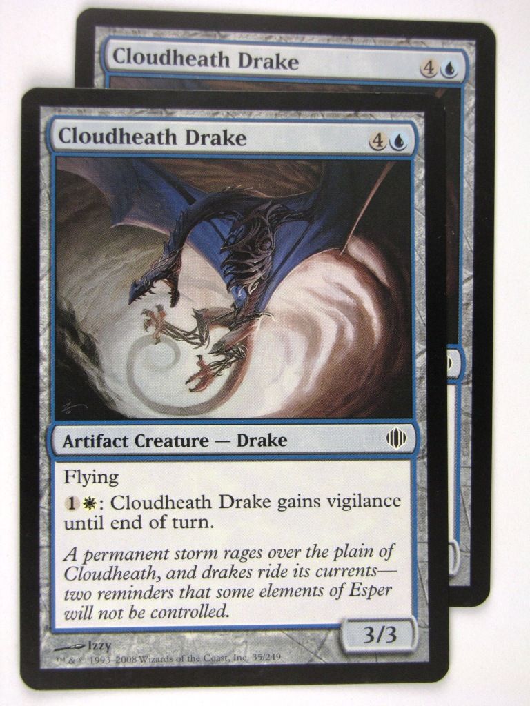 MTG Magic: The Gathering Cards: CLOUDHEATH DRAKE x2: ALA