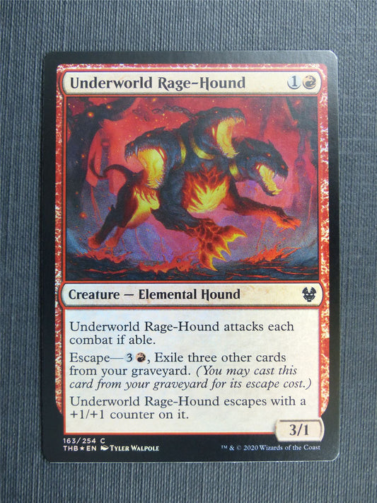 Underworld Rage-Hound Foil - Theros Collector Ed - Mtg Magic Cards #3MZ
