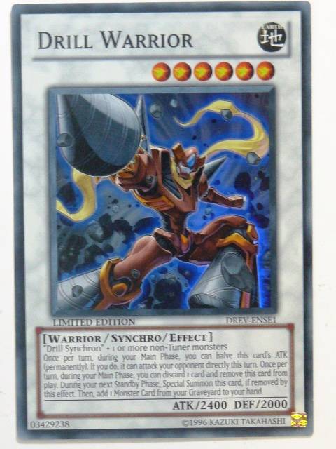 YU-GI-OH yugioh CCG - DRILL WARRIOR DREV