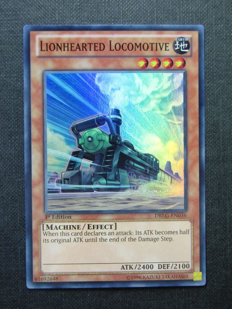 Lionhearted Locomotive DRLG Super Rare - Yugioh Cards #1GX