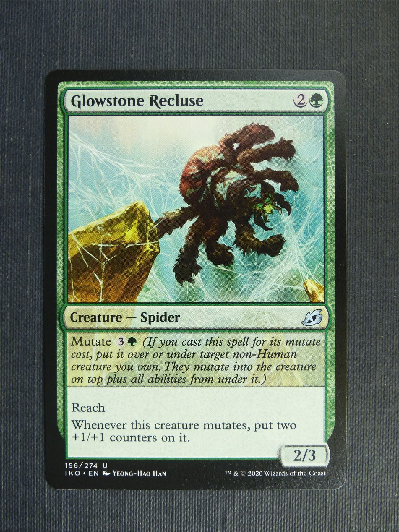 Glowstone Recluse - C20 - Mtg Card