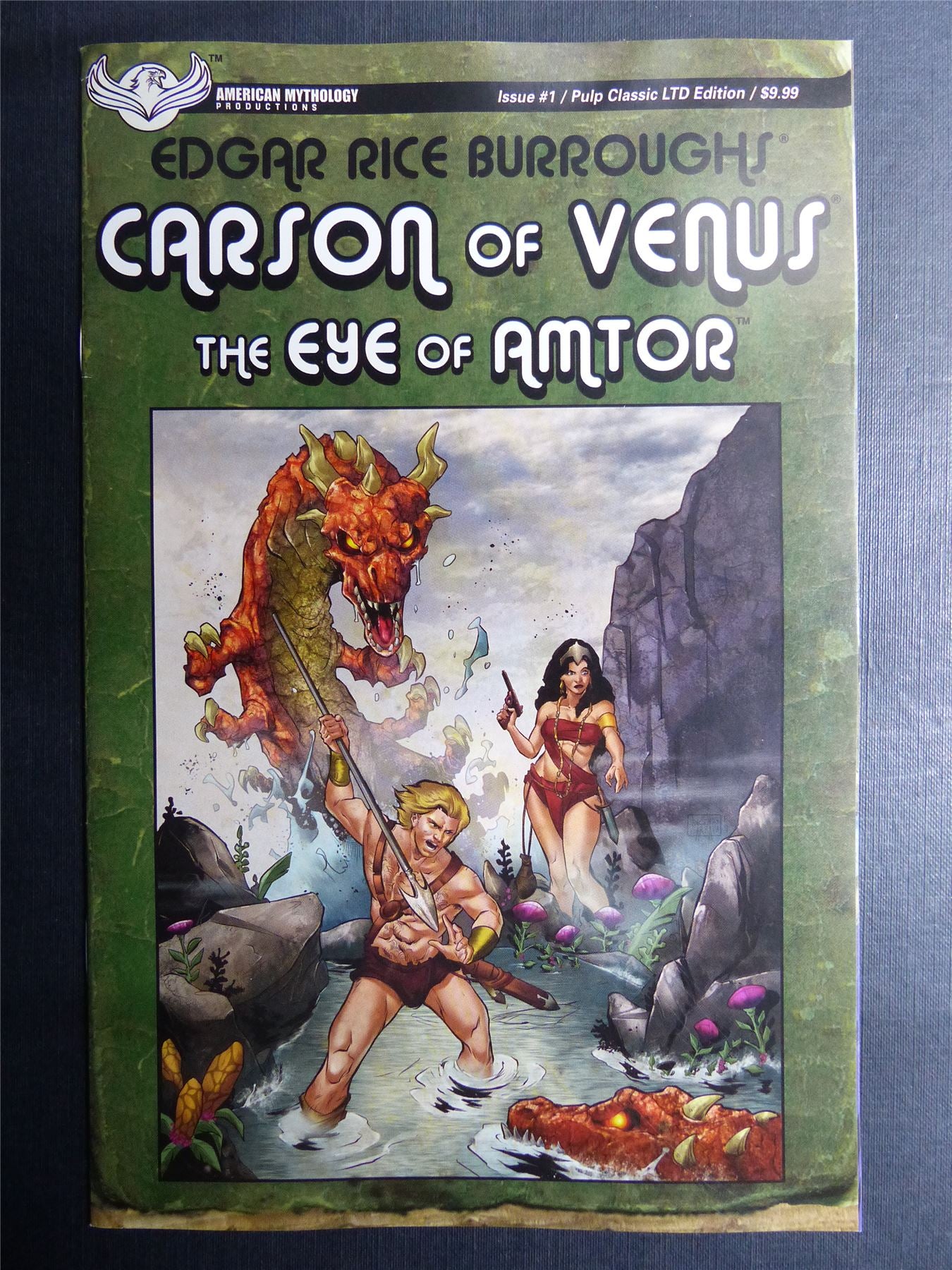 CARSON of Venus: The Eye of Amtor #1 Pulp Classic - Apr 2021 - Mythology Comics #MJ