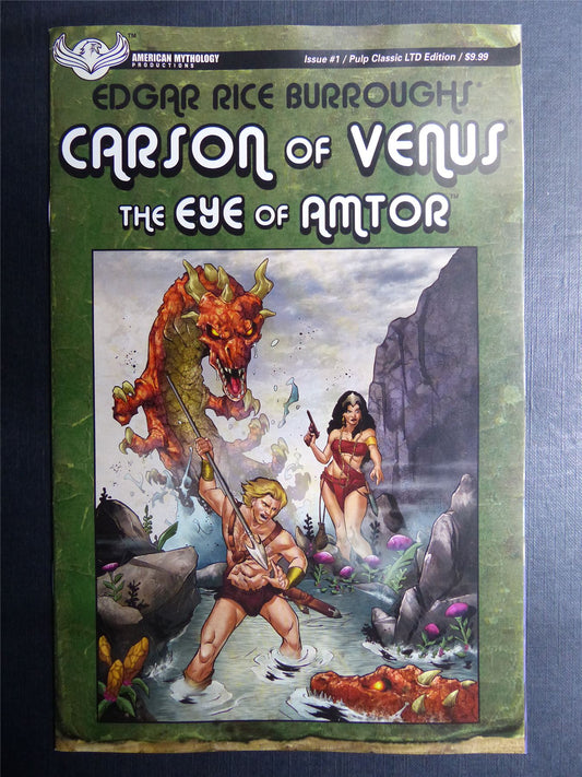 CARSON of Venus: The Eye of Amtor #1 Pulp Classic - Apr 2021 - Mythology Comics #MJ