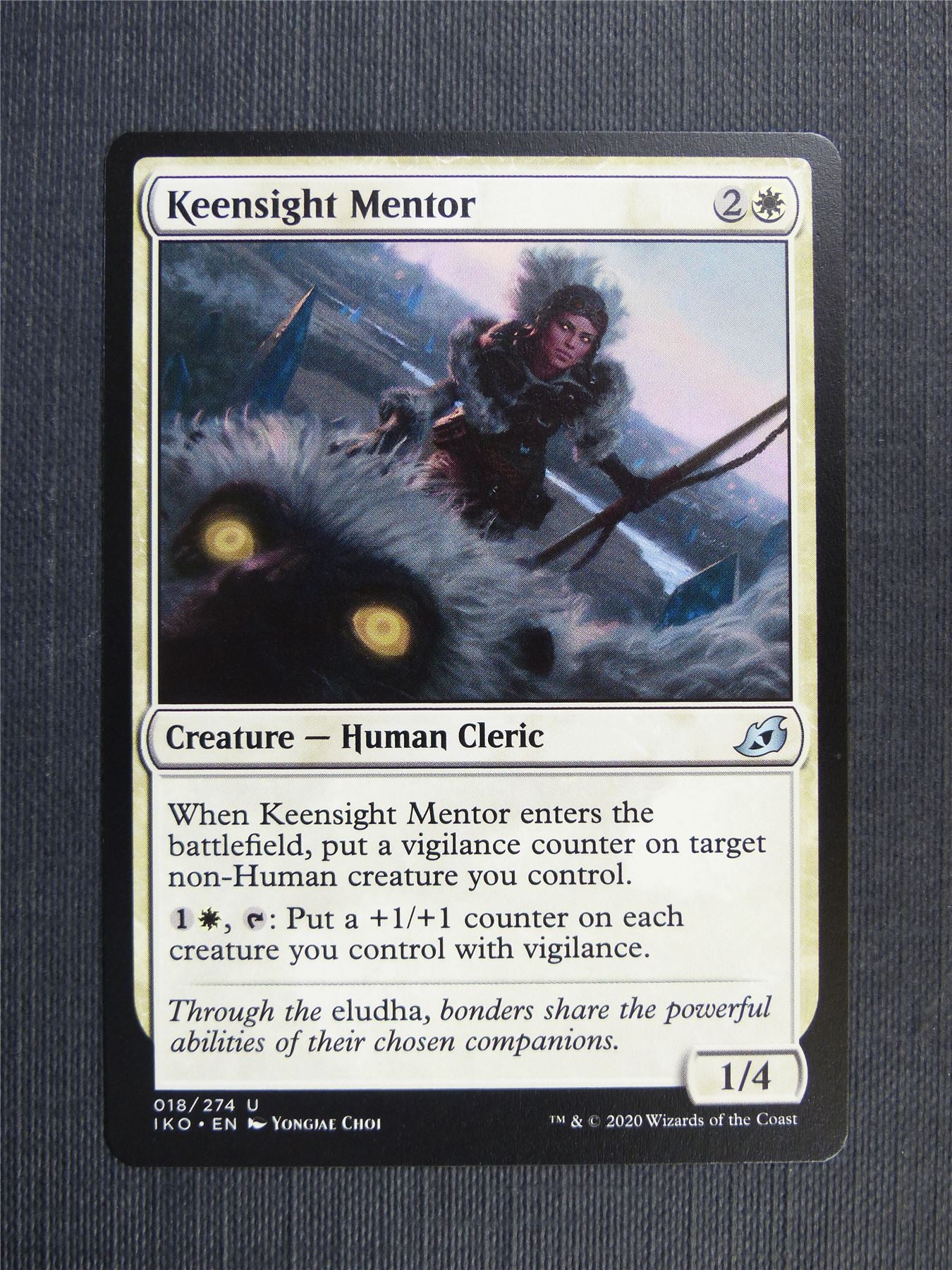 Keensight Mentor - IKO Mtg Card