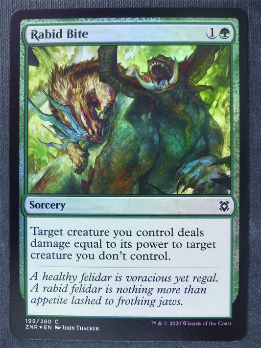 Rabid Bite Foil - Mtg Magic Cards #1U9