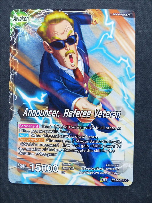 Announcer Referee Veteran - Dragon Ball Super Cards #62