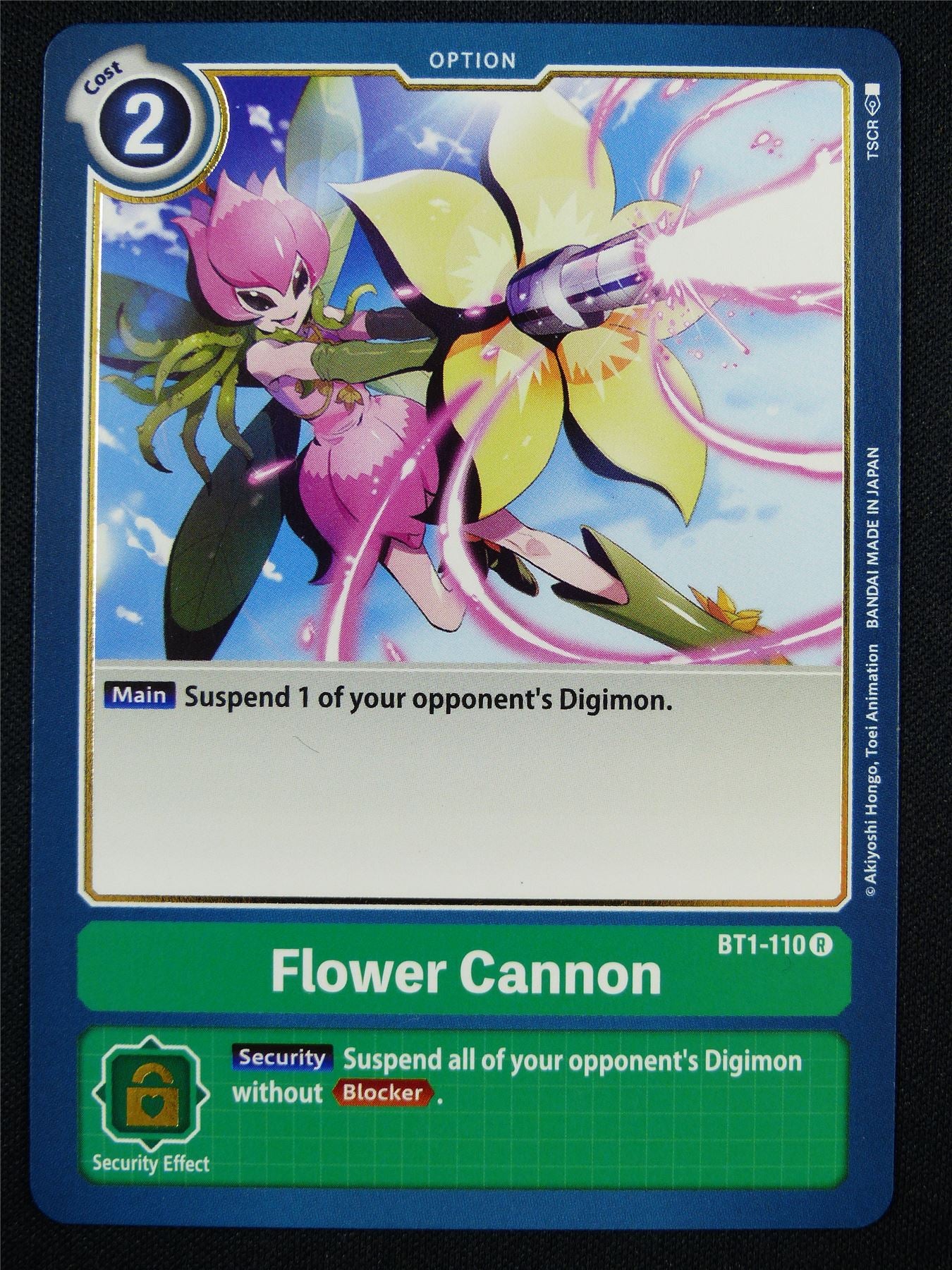 Flower Cannon BT1-110 R - Digimon Card #17S