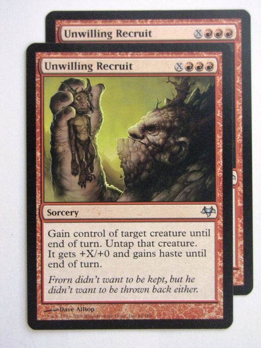 MTG Magic Cards: UNWILLING RECRUIT x2 # 23D61
