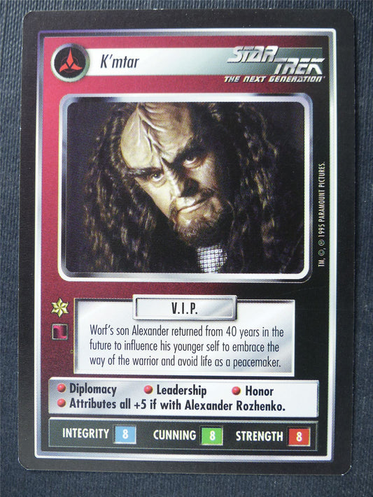 K'mtar - NG - Star Trek Card #4WW