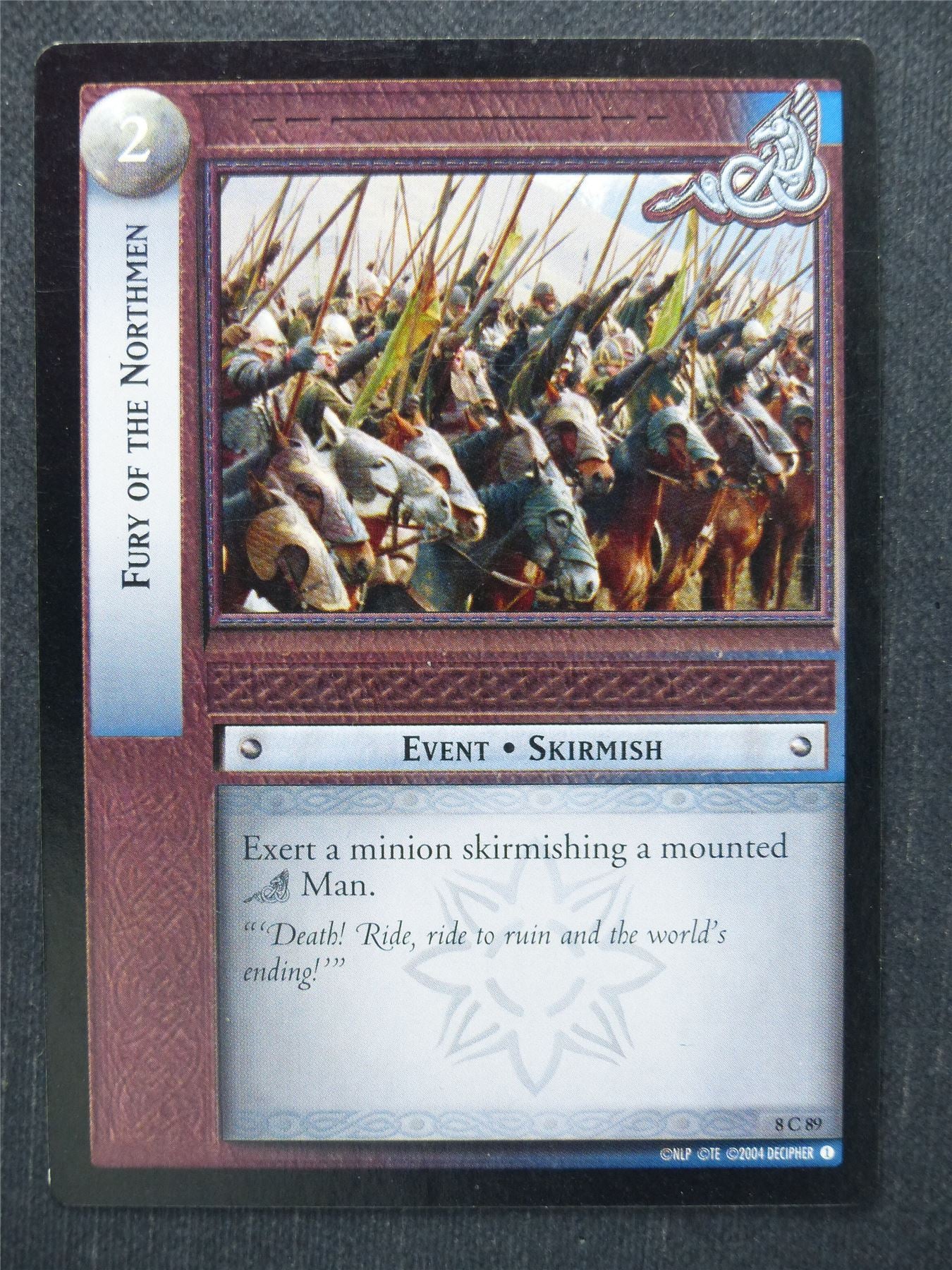 Fury of the Northmen 8 C 89 - LotR Cards #QS