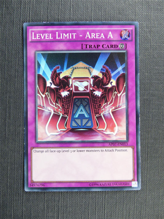 Level Limit - Area A AP07 Super Rare - Yugioh Cards #3P5