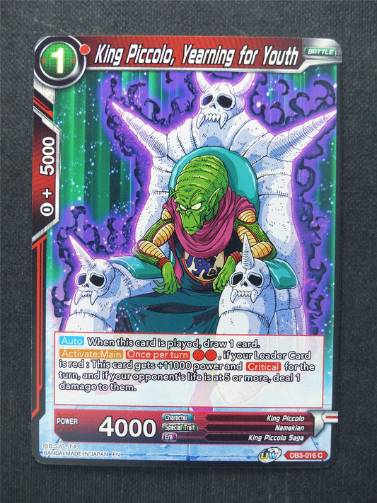 King Piccolo Yearning for Youth