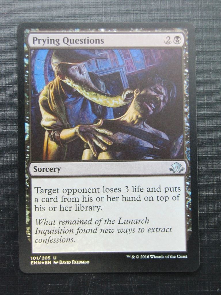 MTG Magic Cards: PRYING QUESTIONS FOIL # 23H74