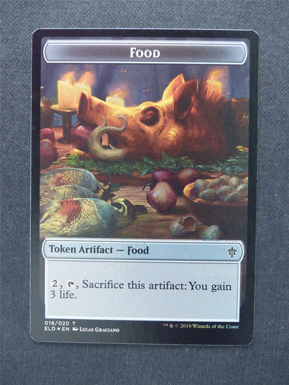 Giant Food Token Foil - Mtg Magic Cards #ZQ