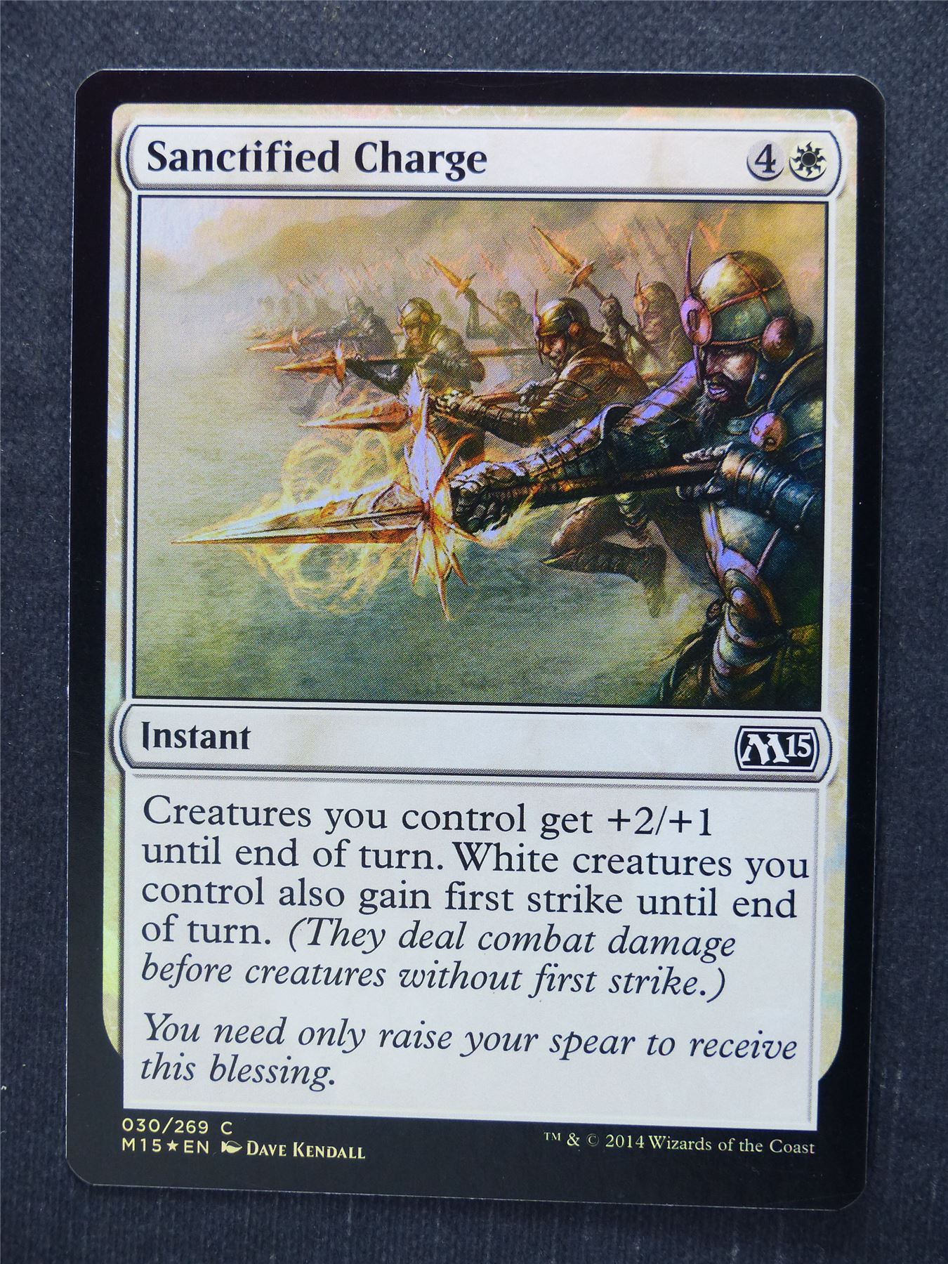 Sanctified Charge Foil - Mtg Magic Cards #ND