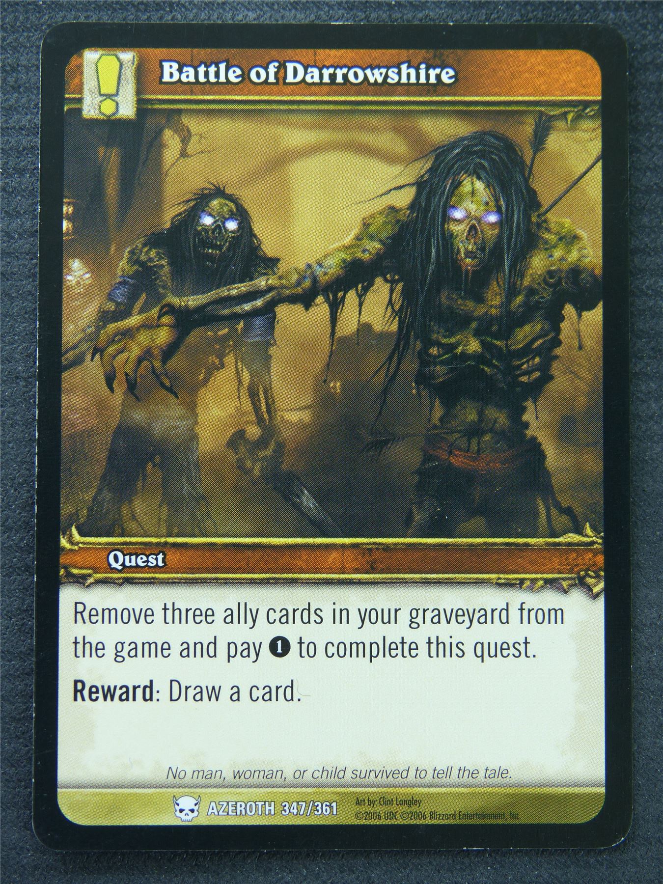 Battle Of Darrowshire - Common - World Of Warcraft #1GU