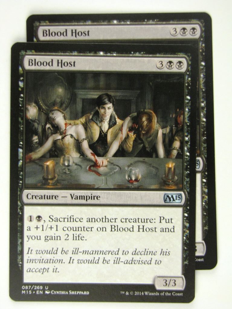 MTG Magic Cards: BLOOD HOST x2 # 19B18