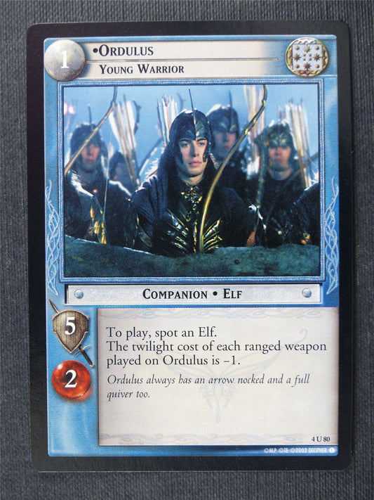 Ordulus 4 U 80 - LotR Cards #2YU