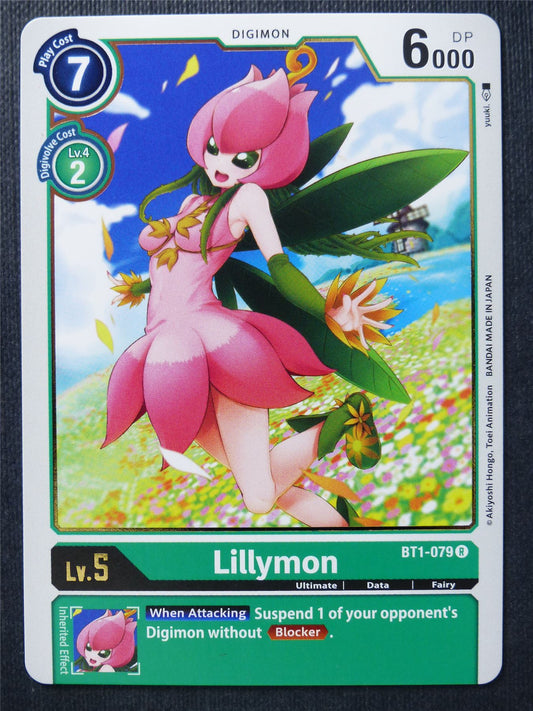 Lillymon BT1-079 R - Digimon Cards #J9