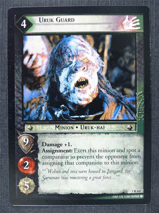 Uruk Guard 1 R 147 - LotrR Cards #3CW