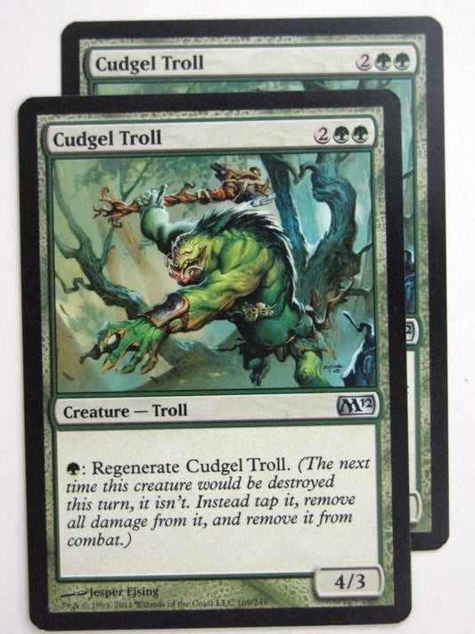 MTG Magic Cards: CUDGEL TROLL x2 # 23D58