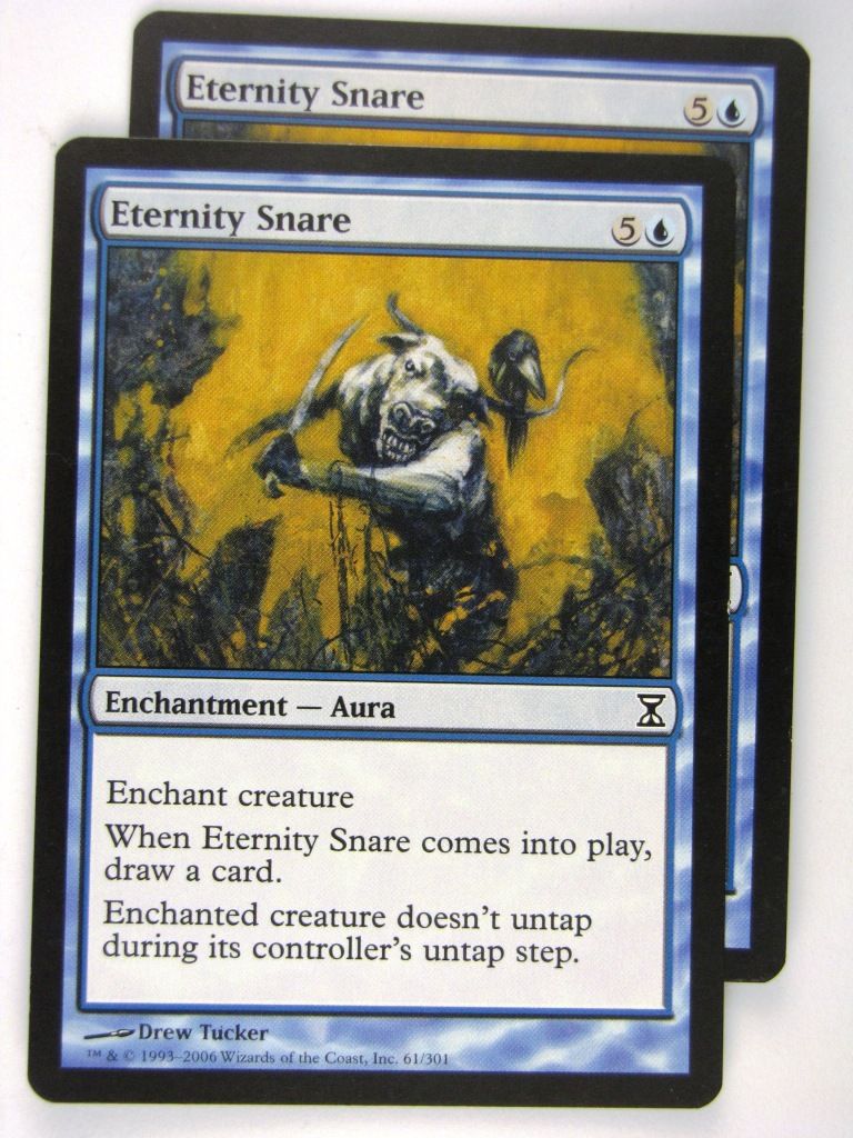 MTG Magic: The Gathering Cards: ETERNITY SNARE x2: TSP