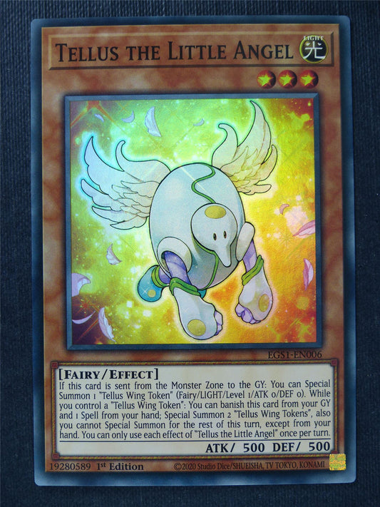 Tellus the Little Angel EGS1 Super Rare - 1st ed - Yugioh Cards #B4