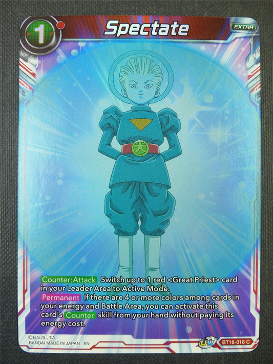 Spectate Foil - Dragon Ball Super Card #7Y5